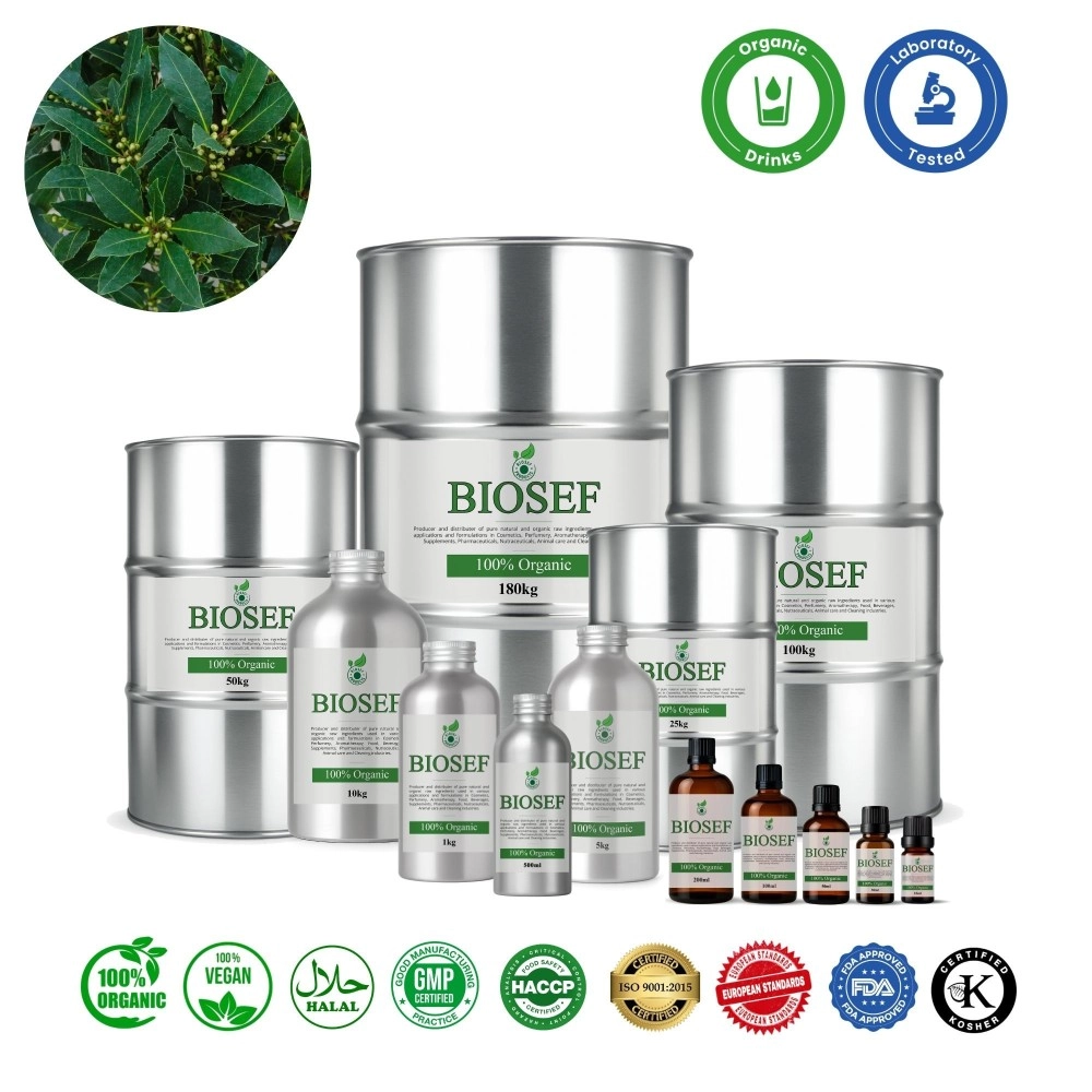 Laurel leaf organic essential oil for drinks from Greece