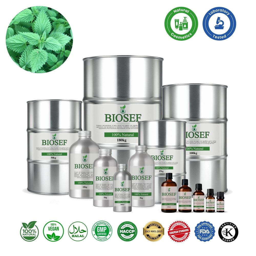 Ortiga natural aceite esencial para cosmética | Biosef