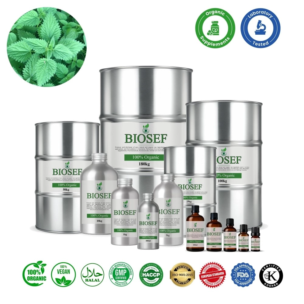 Nettle organic essential oil for supplements | Biosef