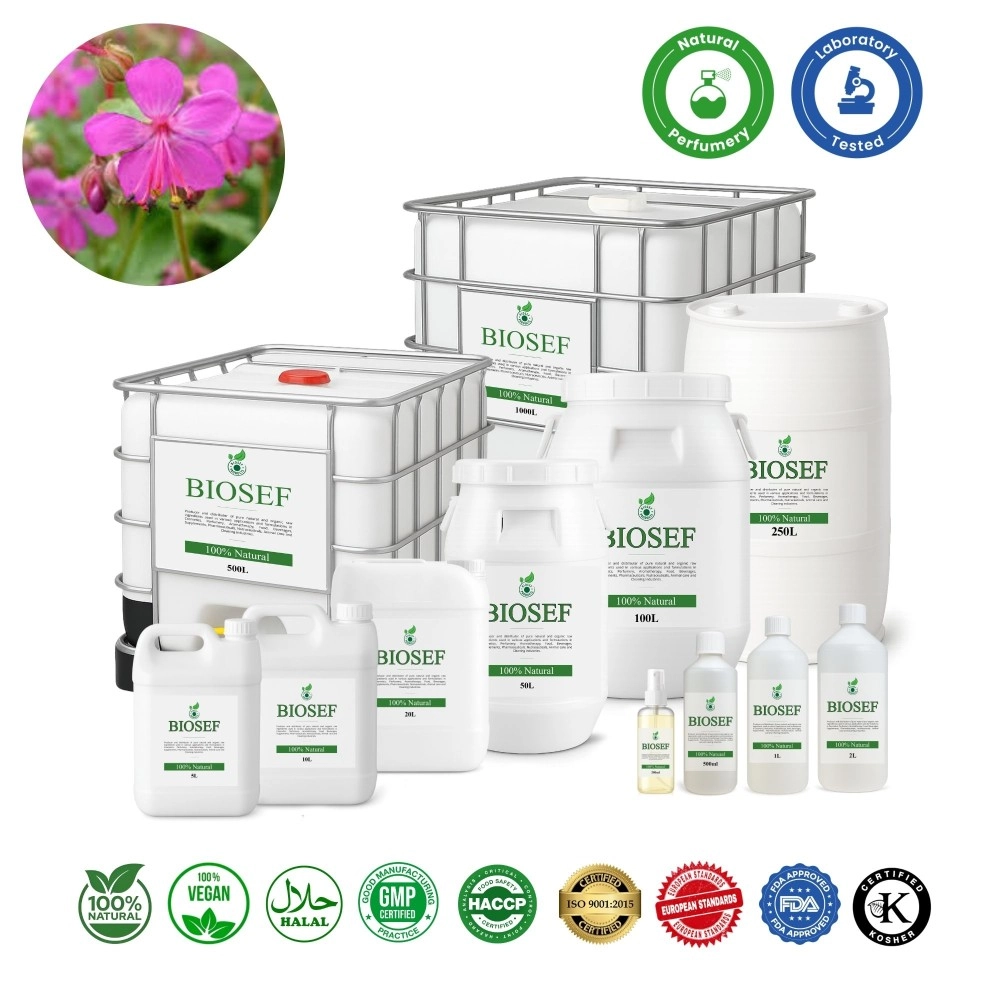Geranium ( root ) natural hydrolate for perfumery | Biosef.com