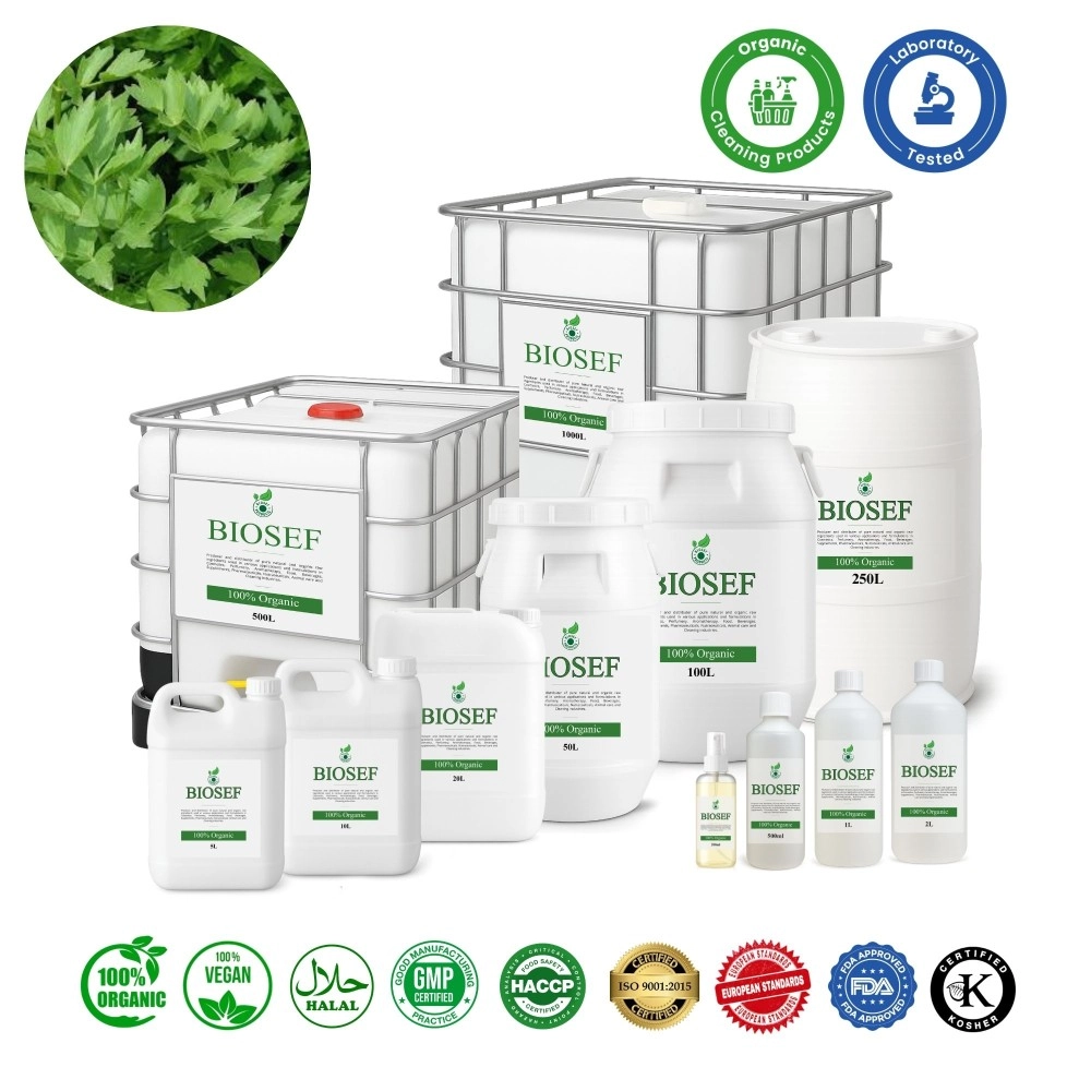 Levístico ( hojas ) orgánico hidrolato para detergentes | Biosef.com