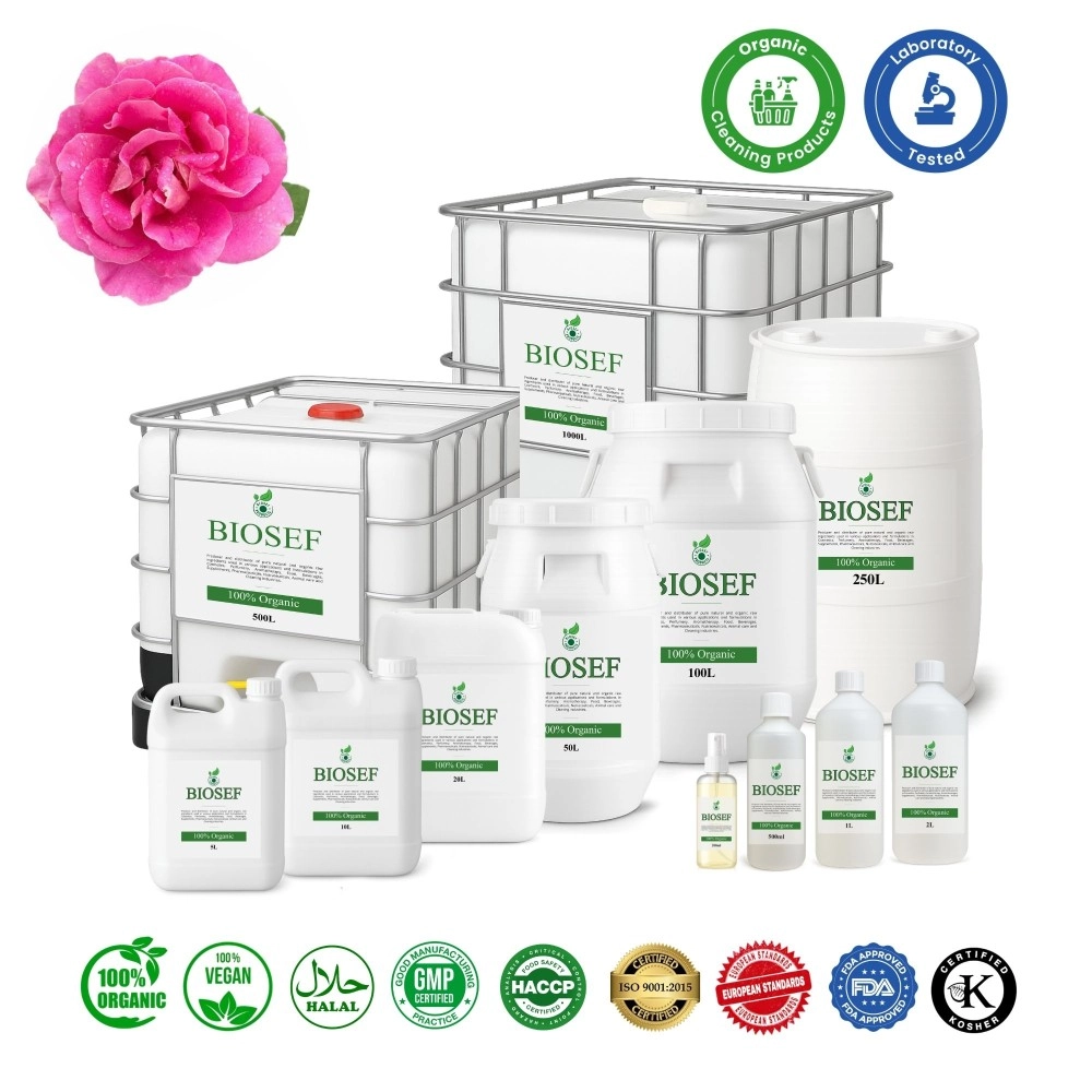 Rose Damascena organic hydrolate for detergents | Biosef