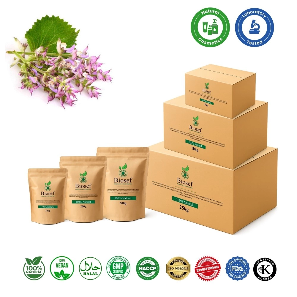Clary sage natural wax for cosmetics | Biosef